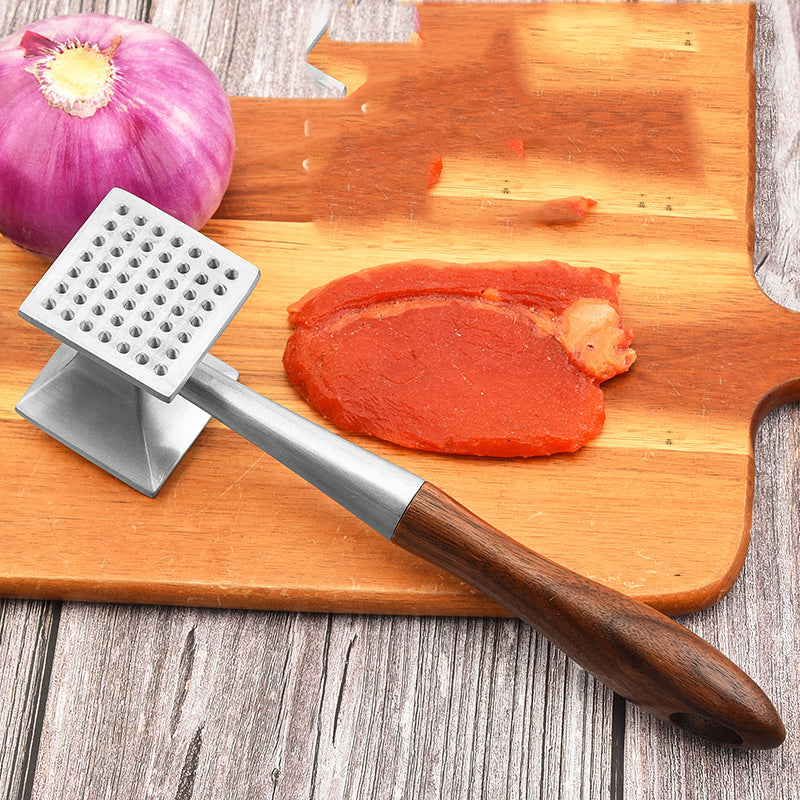 Stainless Steel Meat Hammer – Tenderize, Flatten & Break Tendons with Ease
