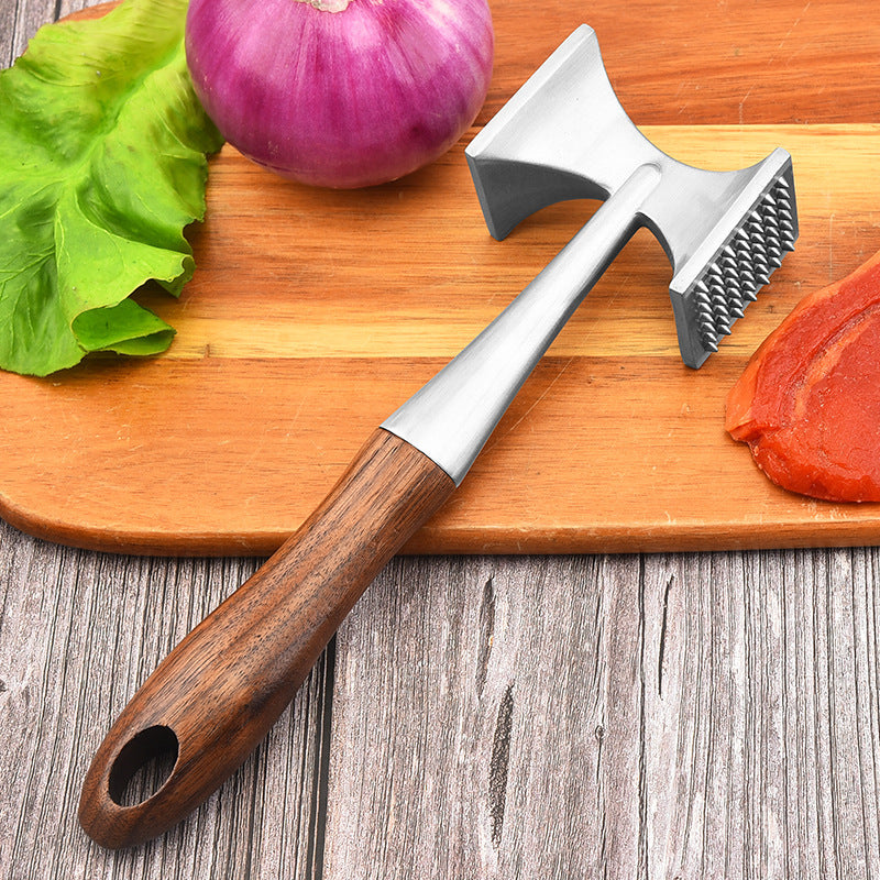 Stainless Steel Meat Hammer – Tenderize, Flatten & Break Tendons with Ease
